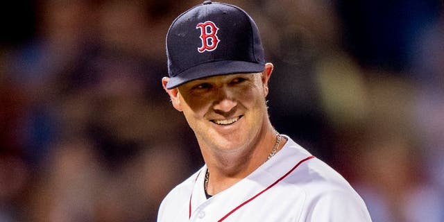 BOSTON, MA - JUNE 15: Steven Wright #35 of the Boston Red Sox reacts as he exits the game during the eighth inning of a game against the Baltimore Orioles on June 15, 2016 at Fenway Park in Boston, Massachusetts. (Photo by Billie Weiss/Boston Red Sox/Getty Images) *** Local Caption *** Steven Wright,BOSTON, MA - JUNE 15: Steven Wright #35 of the Boston Red Sox reacts as he exits the game during the eighth inning of a game against the Baltimore Orioles on June 15, 2016 at Fenway Park in Boston, Massachusetts. (Photo by Billie Weiss/Boston Red Sox/Getty Images)