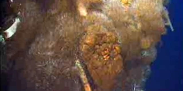 June 23: This image from video provided by BP PLC early Wednesday morning shows oil continuing to gush millions of gallons a day, from the broken wellhead, at the site of the Deepwater Horizon oil well in the Gulf of Mexico.
