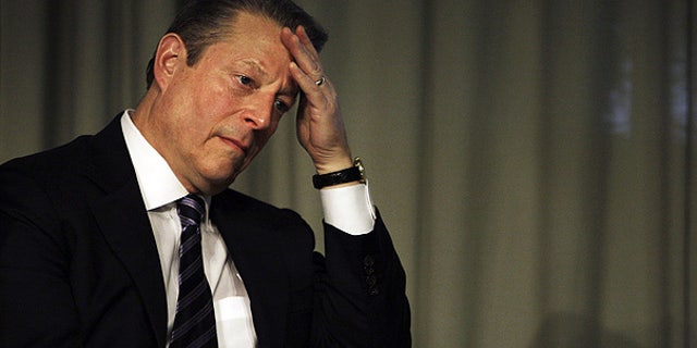 Former Vice President Al Gore at the UN Climate summit in Copenhagen, Denmark.