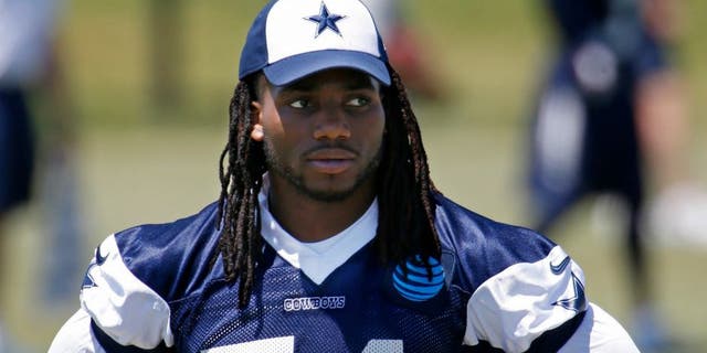 Dallas Cowboys linebacker Jaylon Smith (54), a second-round pick, watches the action during the team's rookie camp at Valley Ranch in Irving, Texas, on Friday, May 6, 2016. (Paul Moseley/Fort Worth Star-Telegram/TNS)