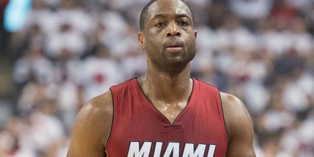Dwyane Wade in May.