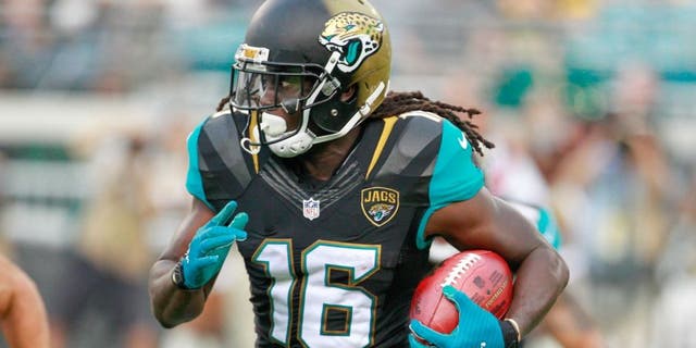 Jaguars running back Denard Robinson last August.