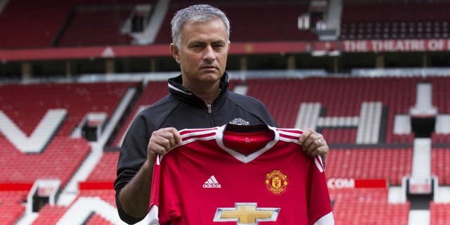 MANCHESTER, UNITED KINGDOM - JULY 5: Manchester United's new manager Jose Mourinho poses for pictures during a photocall at the club's Old Trafford Stadium on July 5, 2016 in Manchester, England. (Photo by Jon Super/Anadolu Agency/Getty Images)