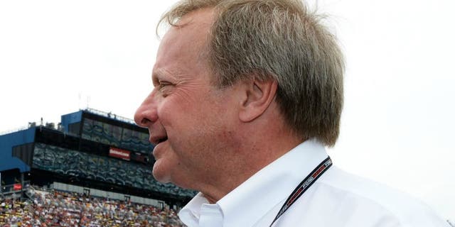 during the NASCAR Nationwide Series Alliance Truck Parts 250 at Michigan International Speedway on June 15, 2013 in Brooklyn, Michigan.