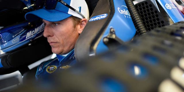 DAYTONA BEACH, FL - JUNE 30: Jamie McMurray, driver of the #1 Credit One Chevrolet, sits in his car during practice for the NASCAR Sprint Cup Series Coke Zero 400 at Daytona International Speedway on June 30, 2016 in Daytona Beach, Florida. (Photo by Jared C. Tilton/Getty Images)