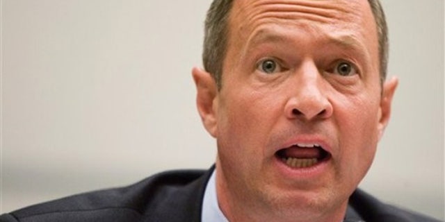 Maryland Governor Martin O'Malley testifies before the Committee on Oversight and Government Reform hearing on "Tracking the Money: Preventing Waste, Fraud and Abuse of Recovery Act Funding" on Capitol Hill, Wednesday, July 8, 2009, in Washington. (AP)