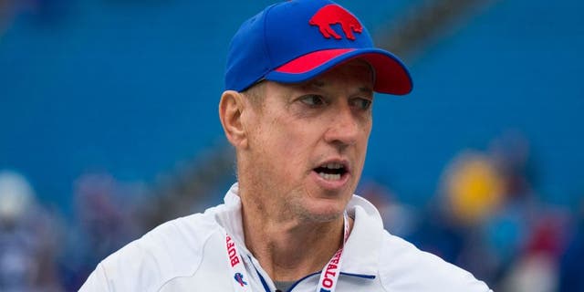 ORCHARD PARK, NY - SEPTEMBER 13: Hall of Famer Jim Kelly walks the field during warmups before the game between the Buffalo Bills and the Indianapolis Colts on September 13, 2015 at Ralph Wilson Stadium in Orchard Park, New York. Buffalo defeats Indianapolis 27-14. (Photo by Brett Carlsen/Getty Images) *** Local Caption *** Jim Kelly,ORCHARD PARK, NY - SEPTEMBER 13: Hall of Famer Jim Kelly walks the field during warmups before the game between the Buffalo Bills and the Indianapolis Colts on September 13, 2015 at Ralph Wilson Stadium in Orchard Park, New York. Buffalo defeats Indianapolis 27-14. (Photo by Brett Carlsen/Getty Images)