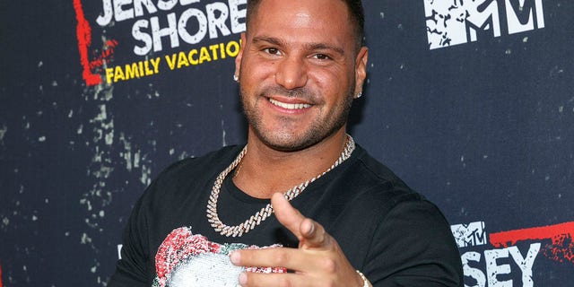 WEST HOLLYWOOD, CA - MARCH 29: Television personality Ronnie Ortiz-Magro arrives at the "Jersey Shore Family Vacation" Premiere Party at HYDE Sunset: Kitchen + Cocktails on March 29, 2018 in West Hollywood, California. (Photo by Rich Polk/Getty Images for MTV)
