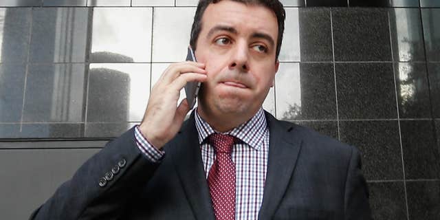FILE - In this Jan. 8, 2016, file photo, Chris Correa, the former director of scouting for the St. Louis Cardinals, leaves the Bob Casey Federal Courthouse in Houston.