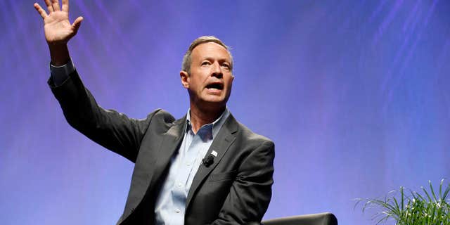 Former Democratic presidential candidate and former Maryland Gov. Martin O'Malley speaks at a Netroots Nation town hall meeting on July 18, 2015. O'Malley was Maryland's governor in 2010 when Democrats gerrymandered former Rep. Roscoe Bartlett, R-Md., out of his congressional seat.