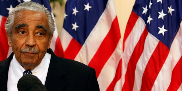 July 23: Democratic Rep. Charles Rangel speaks to reporters during a news conference in New York. Rangel, once among the most powerful members of Congress, will face a hearing on charges of violating House ethics rules.