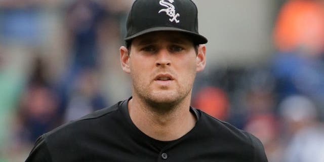 DETROIT, MI - JUNE 25: Conor Gillaspie #12 of the Chicago White Sox heads for the dugout after an inning against the Detroit Tigers at Comerica Park on June 25, 2015 in Detroit, Michigan. (Photo by Duane Burleson/Getty Images)