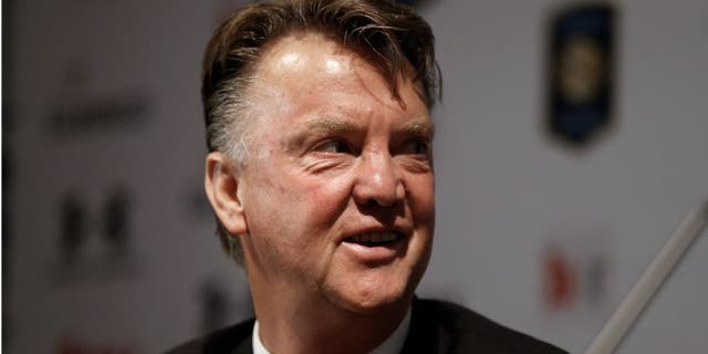 SAN JOSE, CA - JULY 20: Manager Louis van Gaal of Manchester United speaks during a press conference at Avaya Stadium on July 20, 2015 in San Jose, California. Manchester United will face the San Jose Earthquakes in an international friendly on July 21. (Photo by Stephen Lam - MUFC/Getty Iamges)