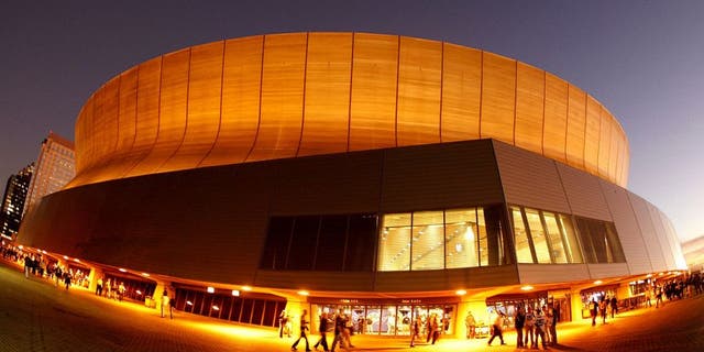 NEW ORLEANS - NOVEMBER 2: An exterior view of the Louisiana Superdome is seen before the start of the game between the New Orleans Saints and the Atlanta Falcons on November 2, 2009 in New Orleans, Louisiana. (Photo by Chris Graythen/Getty Images)