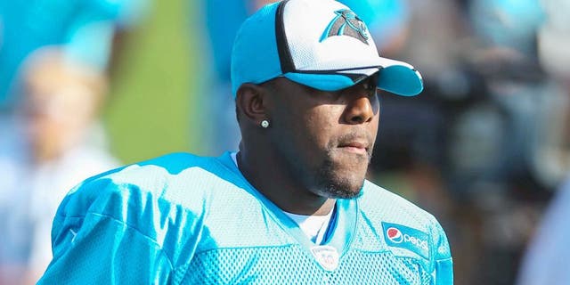 Jul 26, 2014; Spartanburg, SC, USA; Carolina Panthers outside linebacker Thomas Davis (58) during training camp at Gibbs Stadium. Mandatory Credit: Jim Dedmon-USA TODAY Sports