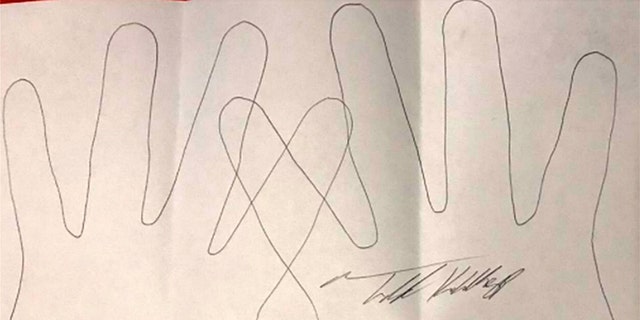 A signed pencil tracing of convicted serial killer Todd Kohlhepp was being advertised online.