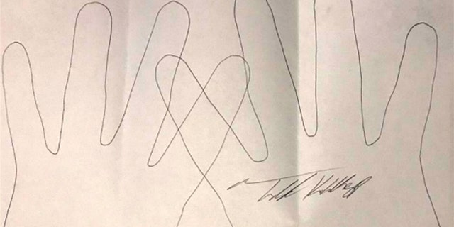 A signed pencil tracing of convicted serial killer Todd Kohlhepp was being advertised online.