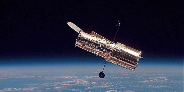 NASA's Hubble Space Telescope maintains its orbit around Earth.