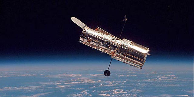 NASA's Hubble Space Telescope maintains its orbit around Earth.