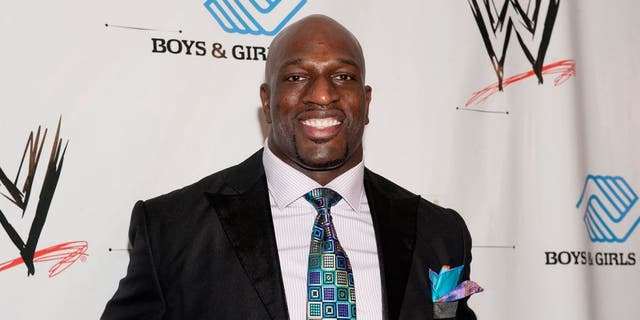 Titus O'Neil attends WWE's 2014 SuperStars For Kids at the New Orleans Museum of Art on April 3, 2014 in New Orleans City.