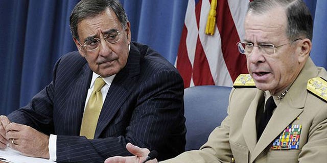 August 4: U.S. Defense Secretary Leon Panetta and Chairman of the Joint Chiefs of Staff U.S. Navy Admiral Michael Mullen hold their first joint news conference at the Pentagon in Washington, D.C.