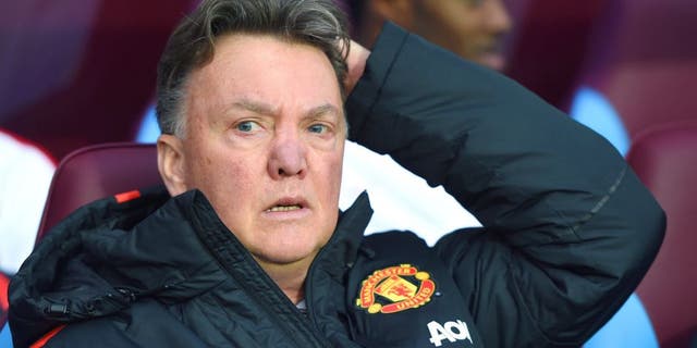 BIRMINGHAM, ENGLAND - DECEMBER 20: Manager Louis van Gaal of Manchester United looks on during the Barclays Premier League match between Aston Villa and Manchester United at Villa Park on December 20, 2014 in Birmingham, England. (Photo by Michael Regan/Getty Images)