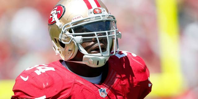 SANTA CLARA, CA - AUGUST 17: Nick Moody #54 of the San Francisco 49ers stands on the field during the game against the Denver Broncos at Levi Stadium on August 17, 2014 in Santa Clara, California. The Broncos defeated the 49ers 34-0. (Photo by Michael Zagaris/San Francisco 49ers/Getty Images)