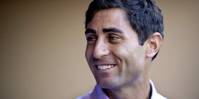 SAN DIEGO, CA - AUGUST 26: AJ Preller of the San Diego Padres visits the dugout prior to the game against the Milwaukee Brewers at Petco Park on August 26, 2014 in San Diego, California. (Photo by Andy Hayt/San Diego Padres/Getty Images) *** Local Caption *** AJ Preller