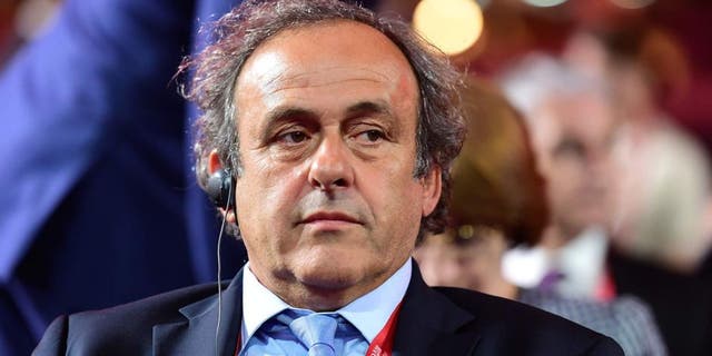 SAINT PETERSBURG, RUSSIA - JULY 25: President of UEFA Michel Platini attends the Preliminary Draw of the 2018 FIFA World Cup in Russia at The Konstantin Palace on July 25, 2015 in Saint Petersburg, Russia. (Photo by Shaun Botterill/Getty Images)