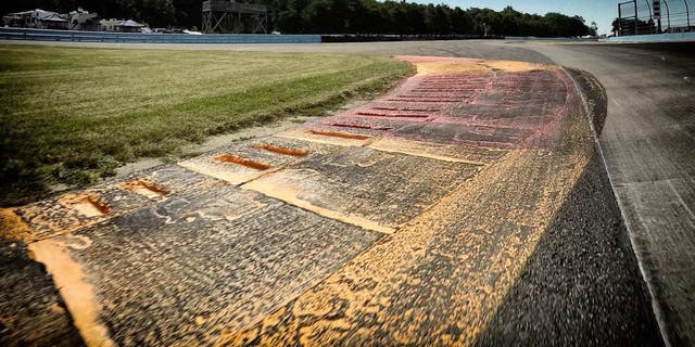 WATKINS GLEN, NY - AUGUST 08: (EDITOR'S NOTE: Image was processed using digital filters.) A general view of the track prior to qualifying for the NASCAR Sprint Cup Series Cheez-It 355 at Watkins Glen International on August 8, 2015 in Watkins Glen, New York. (Photo by Chris Graythen/Getty Images)
