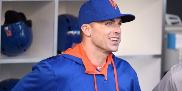 SAN DIEGO, CA - JUNE 2: David Wright #5 of the New York Mets looks out from the dugout before a baseball game against the San Diego Padres at Petco Park June 2, 2015 in San Diego, California. (Photo by Denis Poroy/Getty Images)