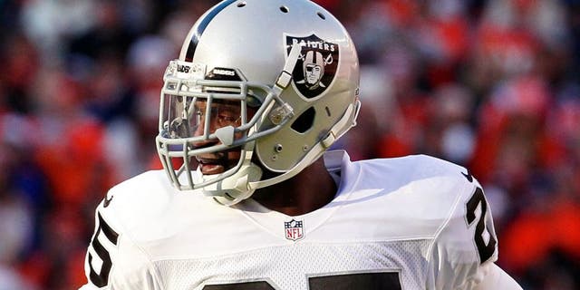 Dec 28, 2014; Denver, CO, USA; Oakland Raiders cornerback D.J. Hayden (25) in the second quarter against the Denver Broncos at Sports Authority Field at Mile High. The Broncos defeated the Raiders 47-14. Mandatory Credit: Isaiah J. Downing-USA TODAY Sports