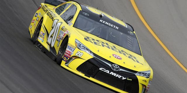 BROOKLYN, MI - AUGUST 14: Matt Kenseth drives the #20 Dollar General Toyota during practice for the NASCAR Sprint Cup Series Pure Michigan 400 at Michigan International Speedway on August 14, 2015 in Brooklyn, Michigan. (Photo by Jerry Markland/Getty Images)