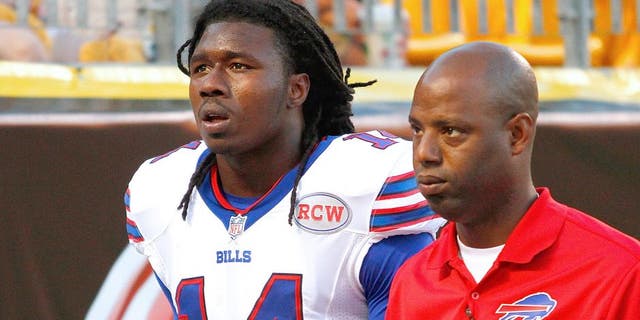 PITTSBURGH, PA - AUGUST 16: Sammy Watkins #14 of the Buffalo Bills walks to the locker room during the first quarter against the Pittsburgh Steelers at Heinz Field on August 16, 2014 in Pittsburgh, Pennsylvania. (Photo by Justin K. Aller/Getty Images)