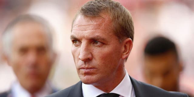 STOKE ON TRENT, ENGLAND - AUGUST 09: Liverpool manager Brendan Rodgers during the Barclays Premier League match between Stoke City and Liverpool at Britannia Stadium on August 9, 2015 in Stoke on Trent, England. (Photo by Clive Brunskill/Getty Images)