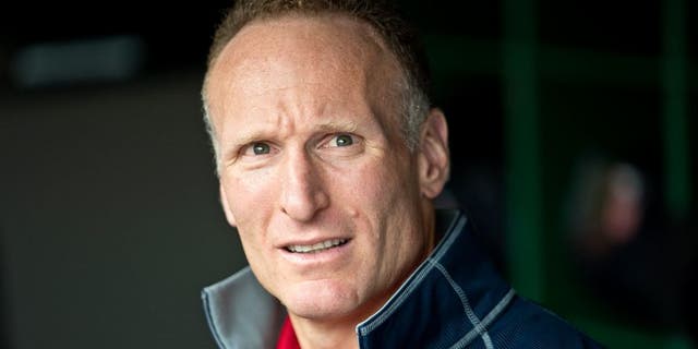 CLEVELAND, OH - JULY 10: President of the Cleveland Indians Mark Shapiro in the dugout prior to the game against the Toronto Blue Jays at Progressive Field on July 10, 2013 in Cleveland, Ohio. (Photo by Jason Miller/Getty Images)
