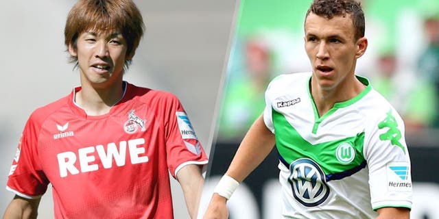 L - Yuya Osako of 1 FC Koln during the Colonia Cup match between 1. FC Koln and Valencia on August 2, 2015 at the RheinEnergieStadion in Koln, Germany.(Photo by VI Images via Getty Images) R -