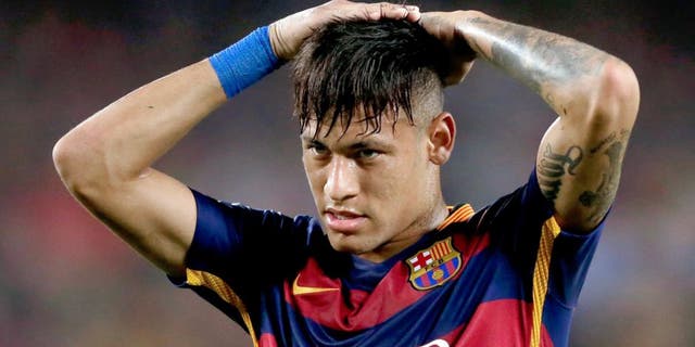 Neymar da Silva Santos Junior of FC Barcelona during the Joan Gamper Trophy match between Barcelona and AS Roma on August 5, 2015 at the Camp Nou stadium in Barcelona, Spain.(Photo by VI Images via Getty Images)