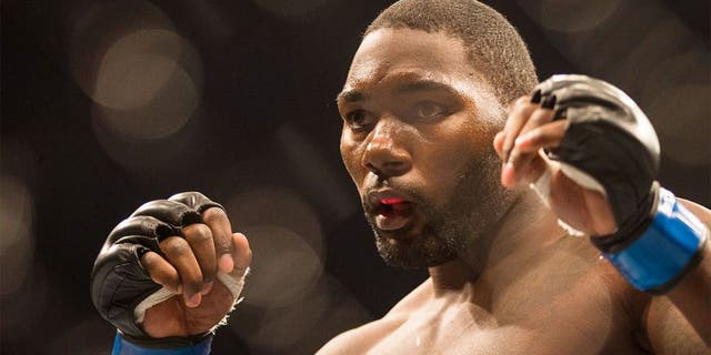 STOCKHOLM, SWEDEN - JANUARY 24: Anthony Johnson of the United States during the UFC Fight Night event at Tele2 Arena on January 24, 2015 in Stockholm, Sweden. (Photo by Michael Campanella/Zuffa LLC/Zuffa LLCâìâ via Getty Images)