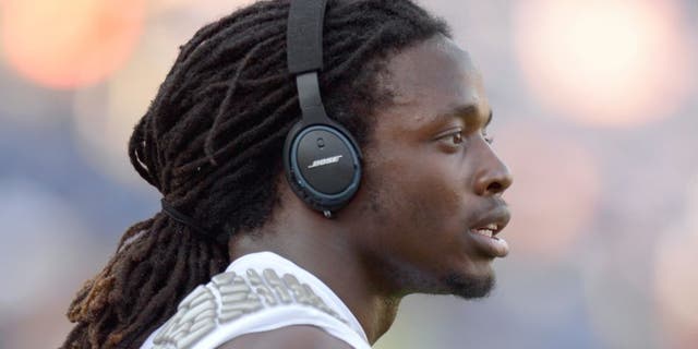 Aug 13, 2015; San Diego, CA, USA; San Diego Chargers running back Melvin Gordon (28) warms-up before the game against the Dallas Cowboys in a preseason NFL football game at Qualcomm Stadium. Mandatory Credit: Jake Roth-USA TODAY Sports