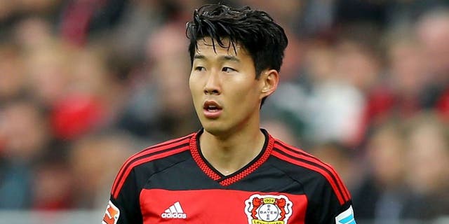 son heung min bayer leverkusen jersey