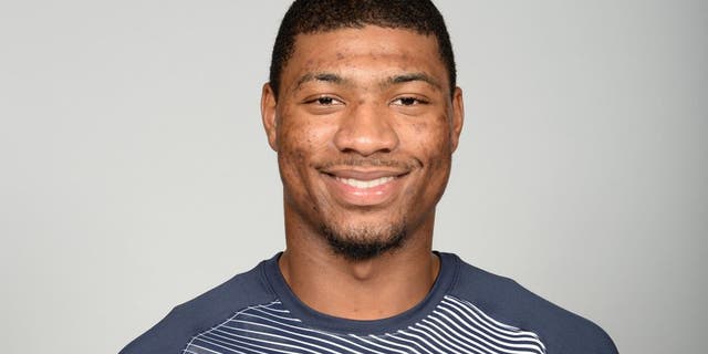 LAS VEGAS, NV - JULY 30: Marcus Smart #49 of the USA Basketball Men's Select Team poses for a headshot at Cox Pavilion at the University of Nevada, Las Vegas on July 30, 2014 in Las Vegas, Nevada. NOTE TO USER: User expressly acknowledges and agrees that, by downloading and/or using this photograph, user is consenting to the terms and conditions of the Getty Images License Agreement. Mandatory Copyright Notice: Copyright 2014 NBAE (Photo by Andrew D. Bernstein/NBAE via Getty Images)