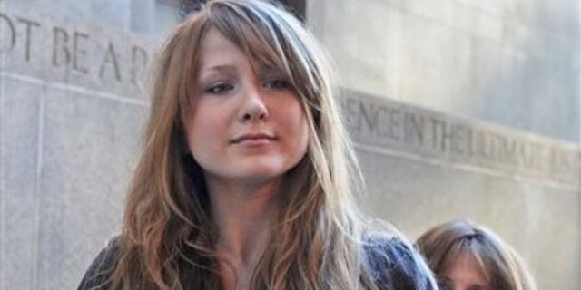 Aug. 31: Caroline Giuliani arrives at Manhattan criminal court in New York. The daughter of former New York Mayor Rudy Giuliani was arrested for shoplifting at a Sephora store (AP).