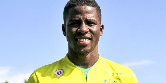 Papy Mison DJILOBODJI - 15.09.2014 - Photo officielle Nantes - Ligue 1 2014/2015 Photo : Philippe Le Brech / Icon Sport/MB Media