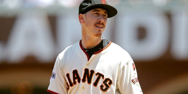 SAN FRANCISCO, CA - JUNE 16: Tim Lincecum #55 of the San Francisco Giants pitches against the Seattle Mariners during the game at AT&T Park on Tuesday, June 16, 2015 in San Francisco, California. (Photo by Brad Mangin/MLB Photos via Getty Images)