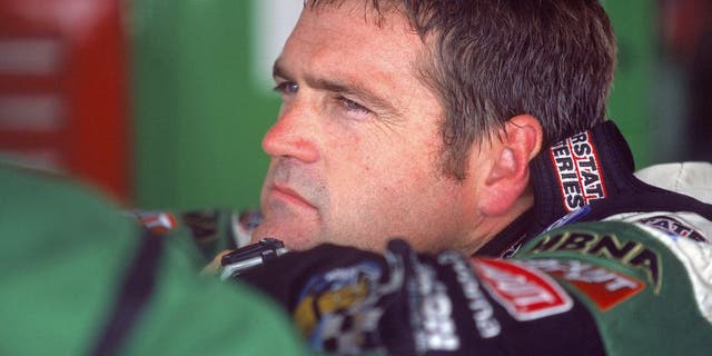 1 Sep 2000: A view of Bobby Labonte in a contemplative mood during the Dura Lube 200, part of the NASCAR Winston Cup Series at the Darlingotn Raceway in Darlington, SOuth Carolina.Mandatory Credit: Craig Jones /Allsport