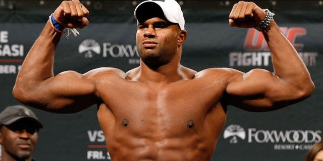 MASHANTUCKET, CT - SEPTEMBER 04: Alistair Overeem of The Netherlands weighs in during the UFC Fight Night weigh-in at Foxwoods Resort Casino on September 4, 2014 in Mashantucket, Connecticut. (Photo by Josh Hedges/Zuffa LLC/Zuffa LLC via Getty Images)