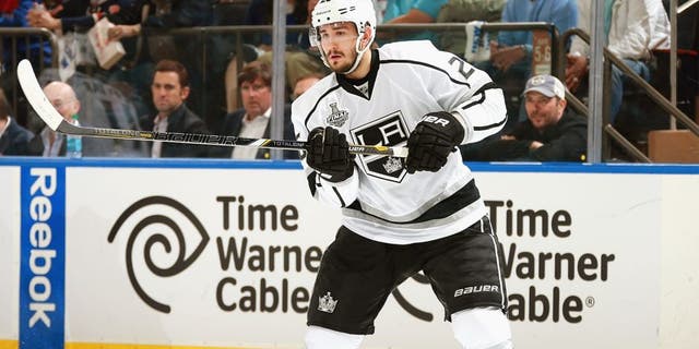NEW YORK, NY - JUNE 11: Slava Voynov #26 of the Los Angeles Kings plays against the New York Rangers in Game Four of the 2014 Stanley Cup Final at Madison Square Garden on June 11, 2014 in New York City. (Photo by Dave Sandford/NHLI via Getty Images) *** Local Caption *** Slava Voynov
