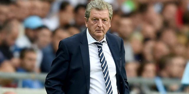 LJUBLJANA, SLOVENIA - JUNE 14: England manager Roy Hodgson looks on during the UEFA EURO 2016 Qualifier between Slovenia and England on at the Stozice Arena on June 14, 2015 in Ljubljana, Slovenia. (Photo by Michael Regan - The FA/The FA via Getty Images)