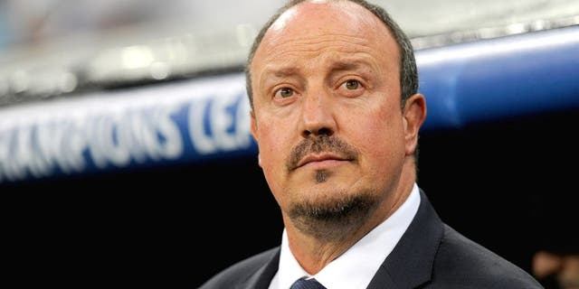MADRID, SPAIN - SEPTEMBER 15: Head coach Rafa Benitez of Real Madrid looks on during the UEFA Champions League Group A match between Real Madrid and Shakhtar Donetsk at estadio Santiago Bernabeu on September 15, 2015 in Madrid, Spain. (Photo by Denis Doyle/Getty Images)